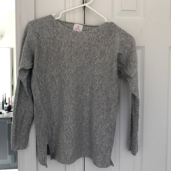 Grey sweater, wool, cashmere, silk - Picture 1 of 3